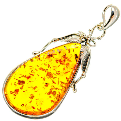 Baltic Amber Pendants handcrafted by Ana Silver Co - PD26157 - Photo 2