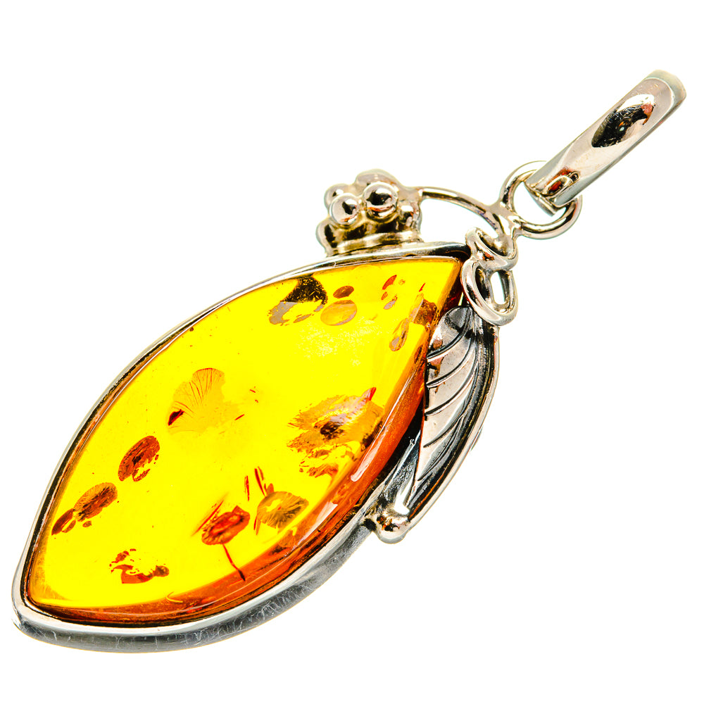 Baltic Amber Pendants handcrafted by Ana Silver Co - PD26158 - Photo 2