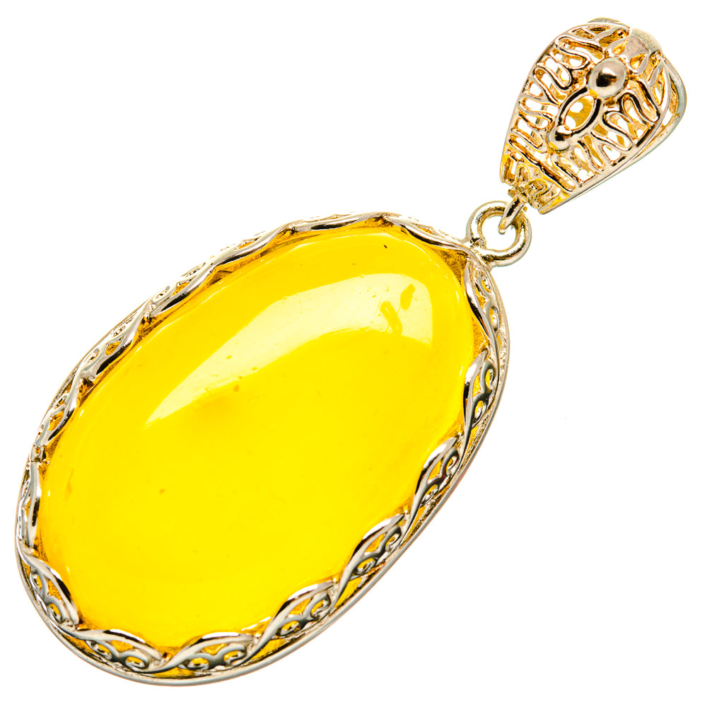 Baltic Amber Pendants handcrafted by Ana Silver Co - PD26162 - Photo 2