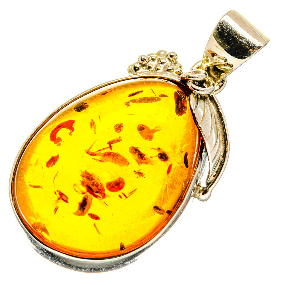 Baltic Amber Pendants handcrafted by Ana Silver Co - PD26164 - Photo 2