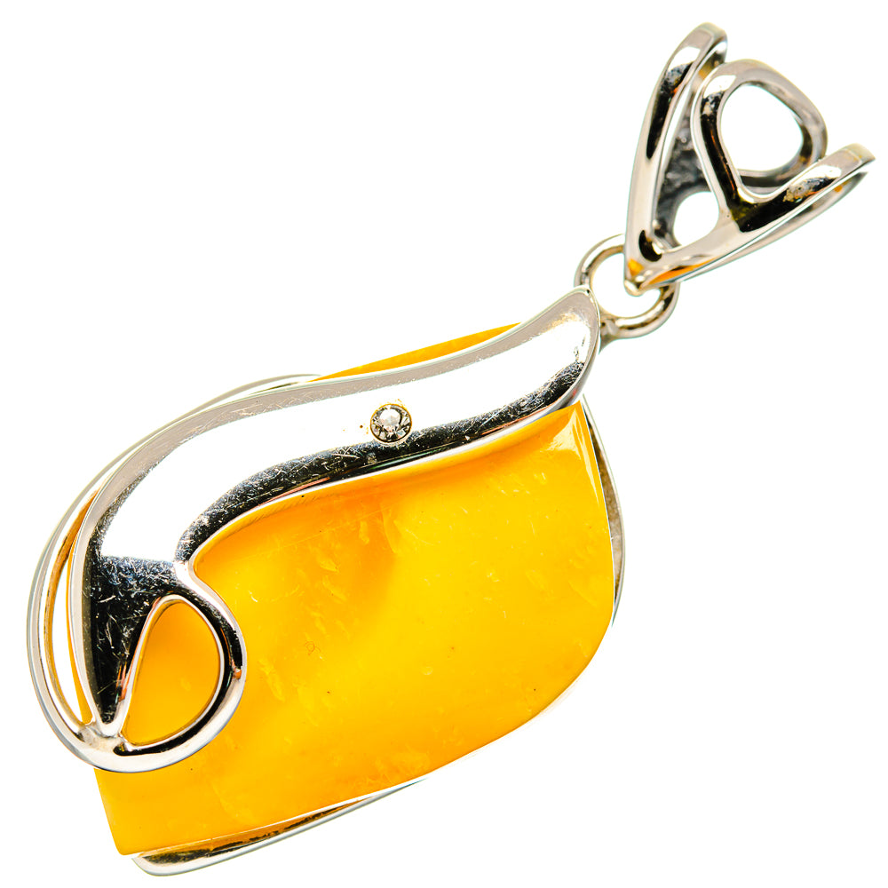 Baltic Amber Pendants handcrafted by Ana Silver Co - PD26172 - Photo 2