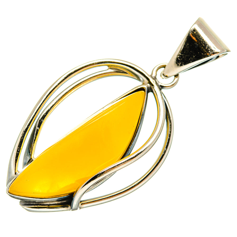 Baltic Amber Pendants handcrafted by Ana Silver Co - PD26185 - Photo 2