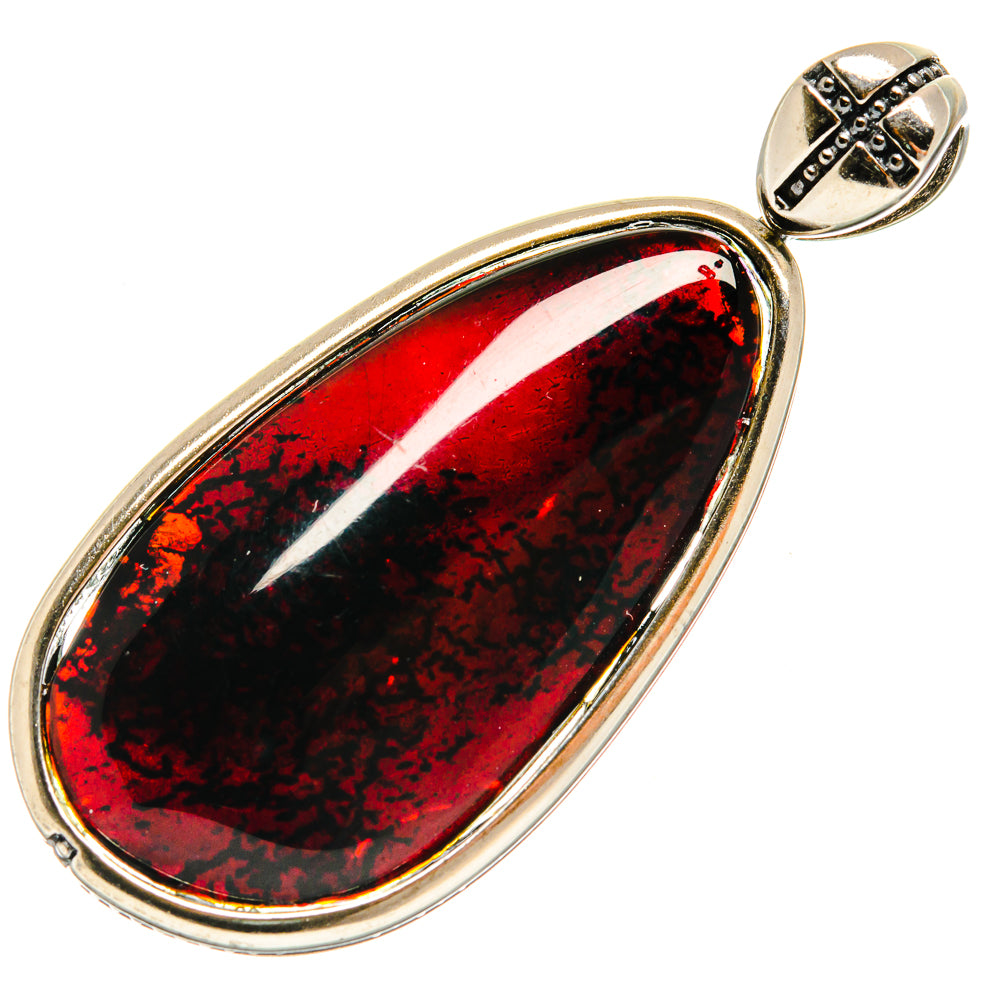 Baltic Amber Pendants handcrafted by Ana Silver Co - PD26186 - Photo 2