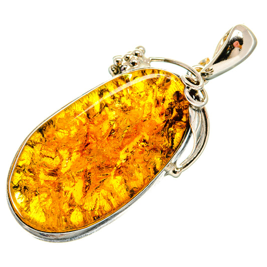 Baltic Amber Pendants handcrafted by Ana Silver Co - PD26191 - Photo 2