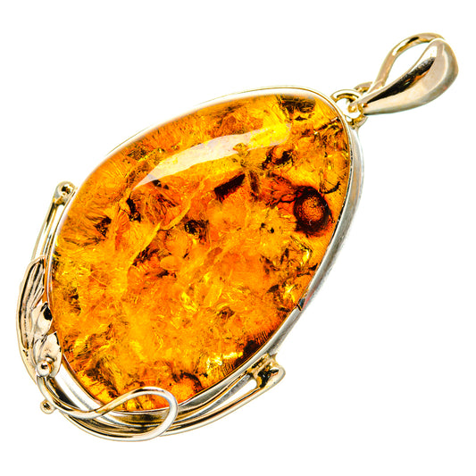 Baltic Amber Pendants handcrafted by Ana Silver Co - PD26200 - Photo 2