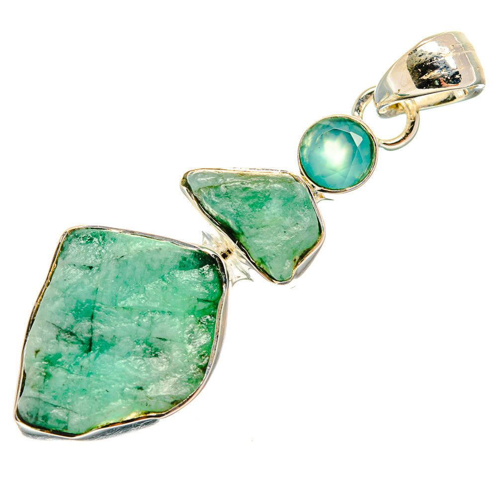 Emerald Pendants handcrafted by Ana Silver Co - PD26221 - Photo 2