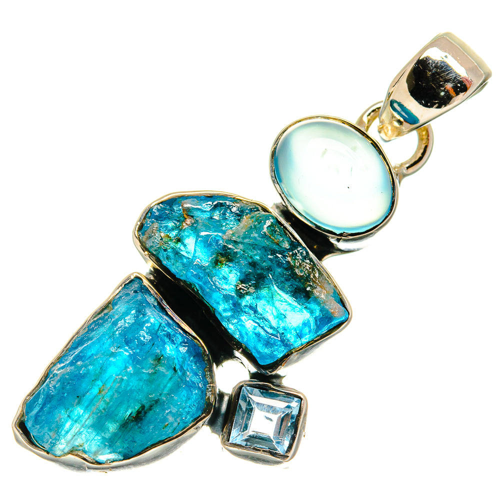 Apatite Pendants handcrafted by Ana Silver Co - PD26227 - Photo 2