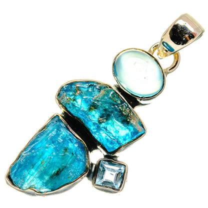 Apatite Pendants handcrafted by Ana Silver Co - PD26227 - Photo 2