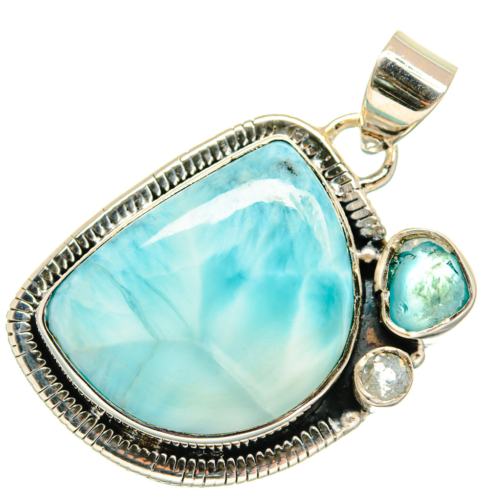 Larimar Pendants handcrafted by Ana Silver Co - PD26234 - Photo 2