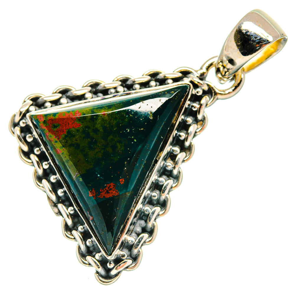 Bloodstone Pendants handcrafted by Ana Silver Co - PD26238 - Photo 2