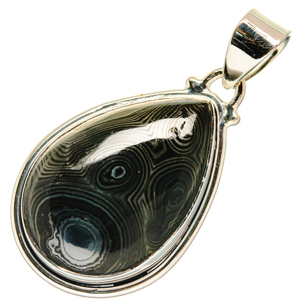 Psilomelane Pendants handcrafted by Ana Silver Co - PD26251 - Photo 2