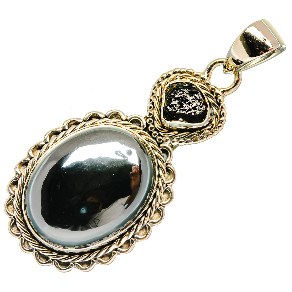 Hematite Pendants handcrafted by Ana Silver Co - PD26260 - Photo 2