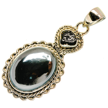 Hematite Pendants handcrafted by Ana Silver Co - PD26260 - Photo 2