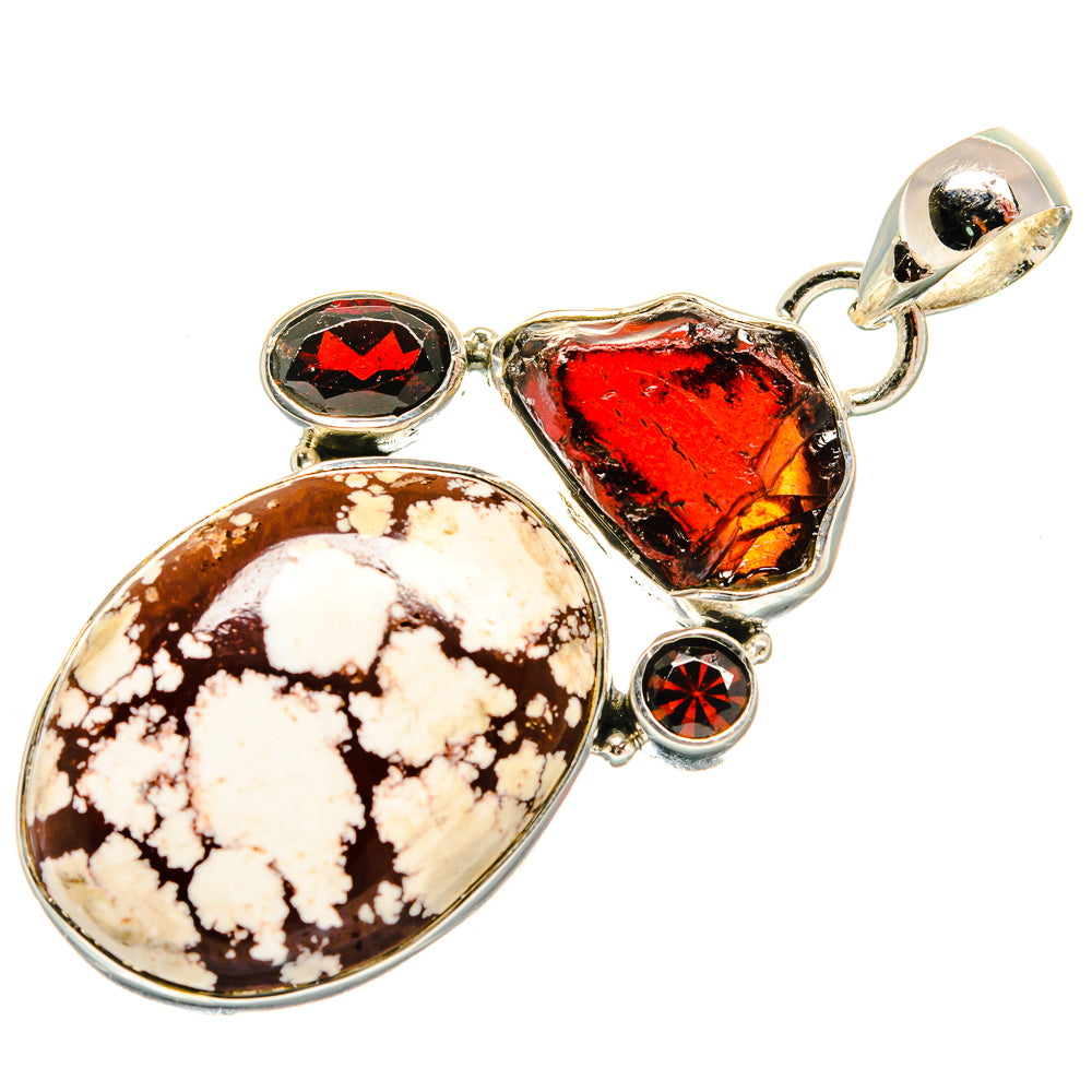 Wild Horse Jasper Pendants handcrafted by Ana Silver Co - PD26261 - Photo 2