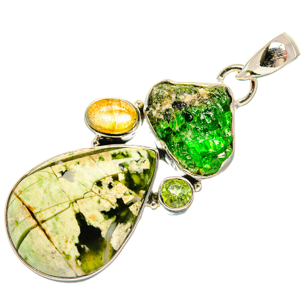 Rainforest Opal Pendants handcrafted by Ana Silver Co - PD26263 - Photo 2
