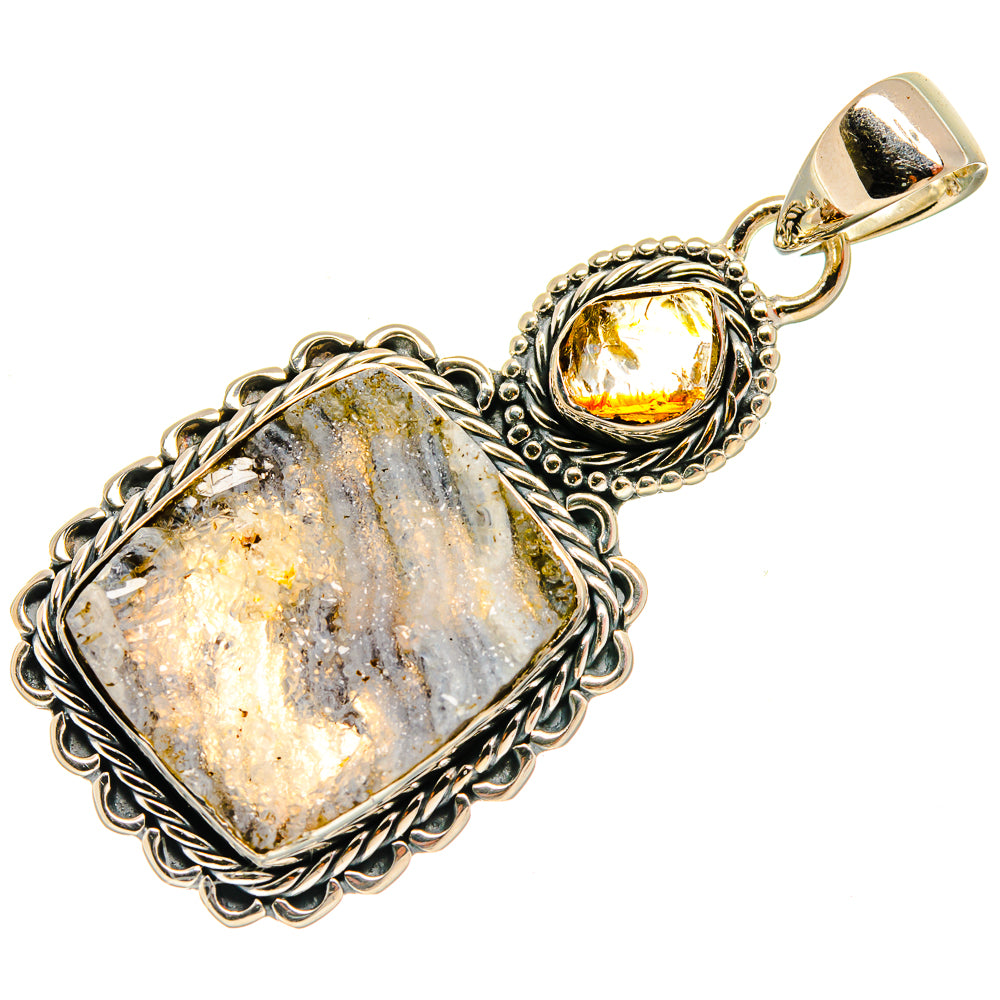 Desert Druzy Pendants handcrafted by Ana Silver Co - PD26266 - Photo 2