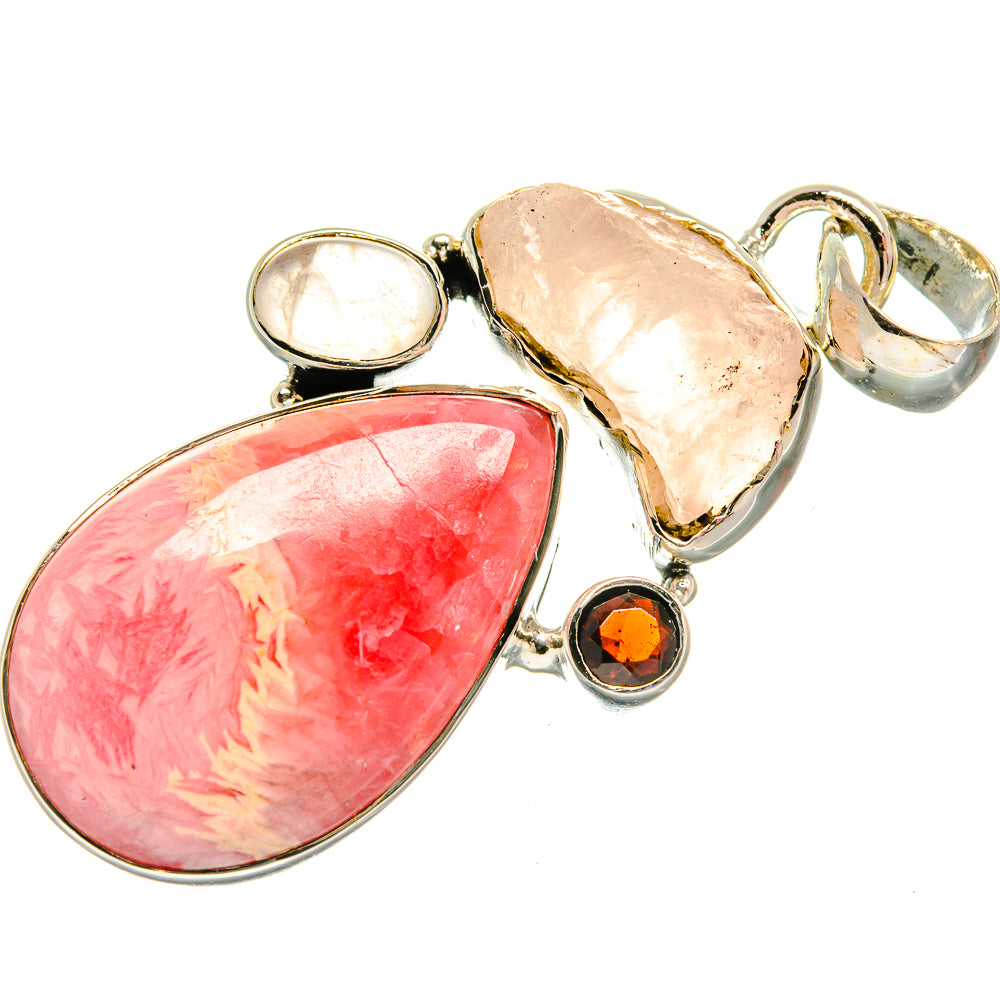 Rhodochrosite Pendants handcrafted by Ana Silver Co - PD26270 - Photo 2