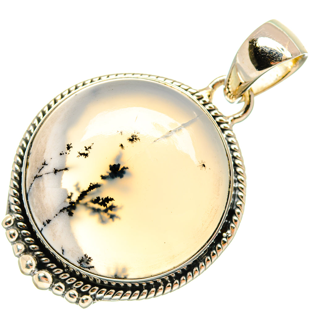 Dendritic Opal Pendants handcrafted by Ana Silver Co - PD26281 - Photo 2