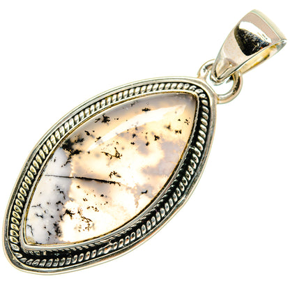 Dendritic Opal Pendants handcrafted by Ana Silver Co - PD26285 - Photo 2