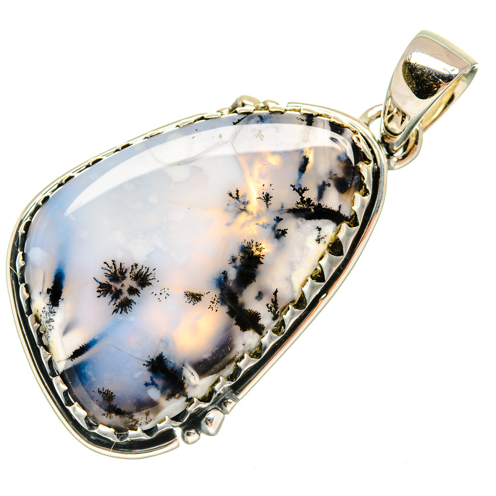 Dendritic Opal Pendants handcrafted by Ana Silver Co - PD26286 - Photo 2
