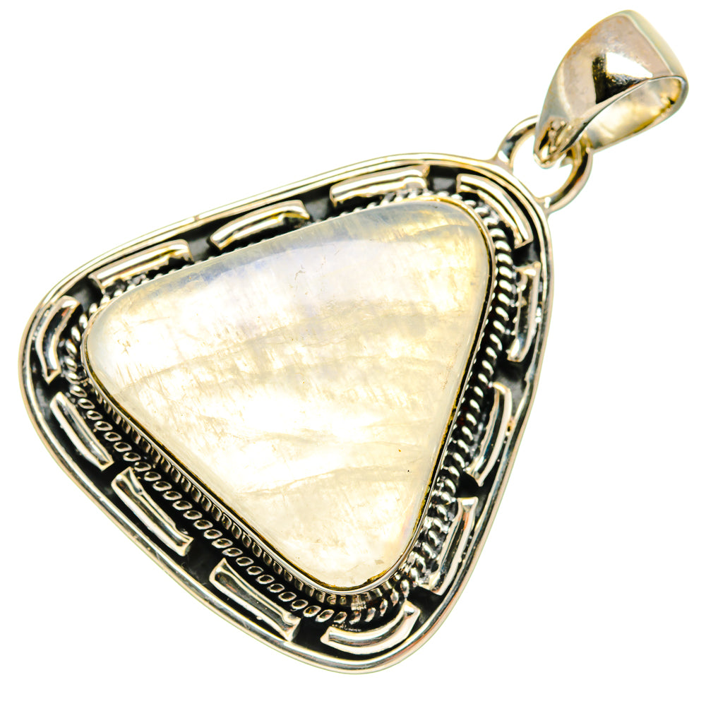 Rainbow Moonstone Pendants handcrafted by Ana Silver Co - PD26290 - Photo 2