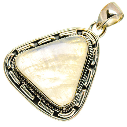 Rainbow Moonstone Pendants handcrafted by Ana Silver Co - PD26290 - Photo 2