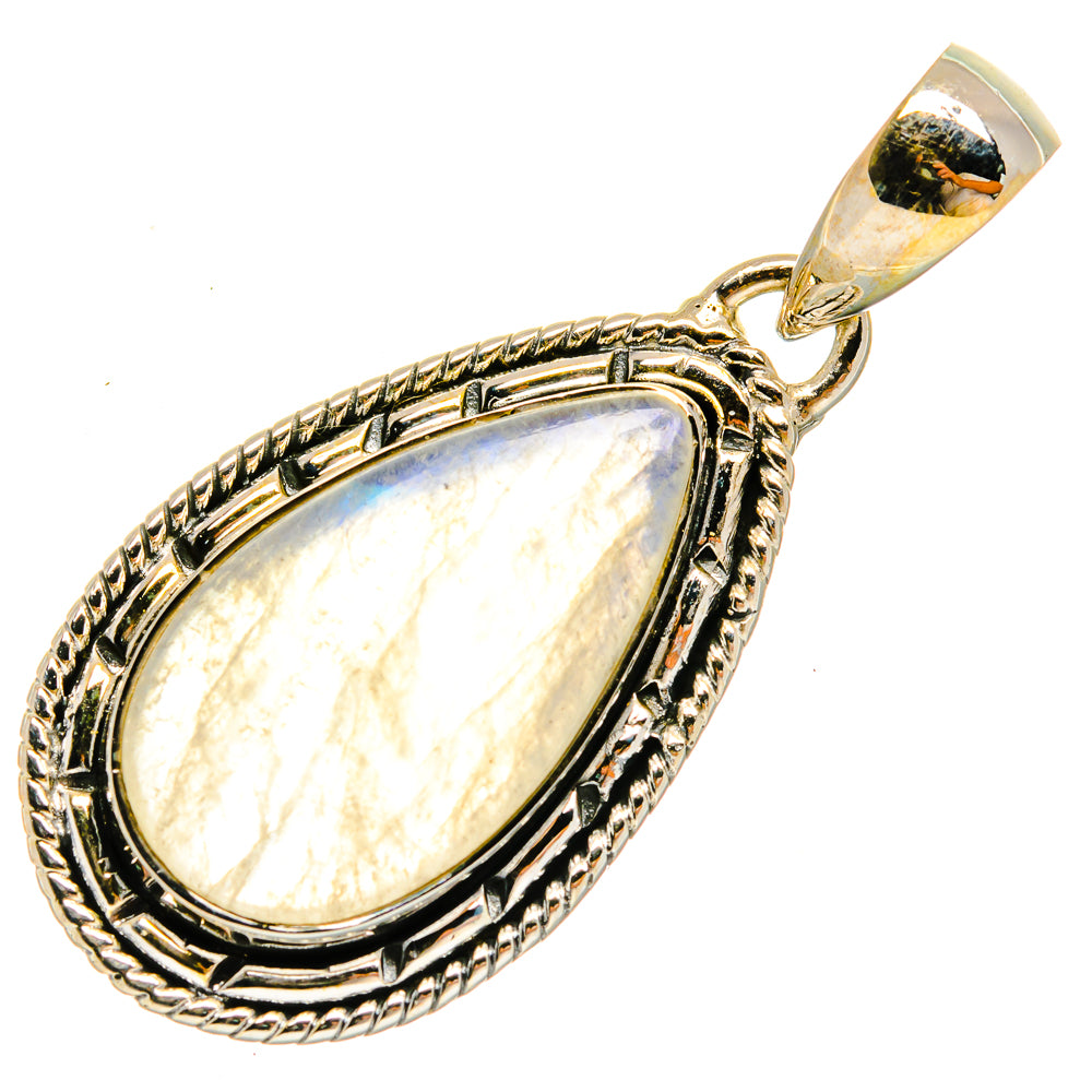 Rainbow Moonstone Pendants handcrafted by Ana Silver Co - PD26292 - Photo 2
