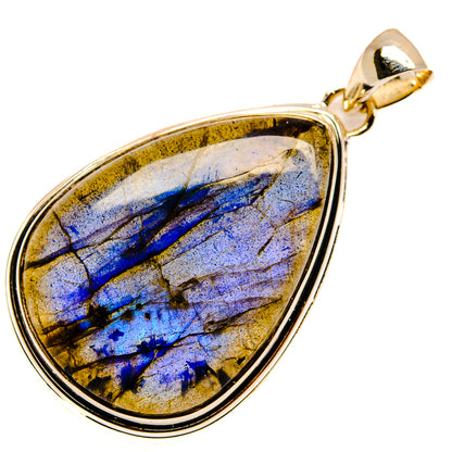 Labradorite Pendants handcrafted by Ana Silver Co - PD26296 - Photo 2