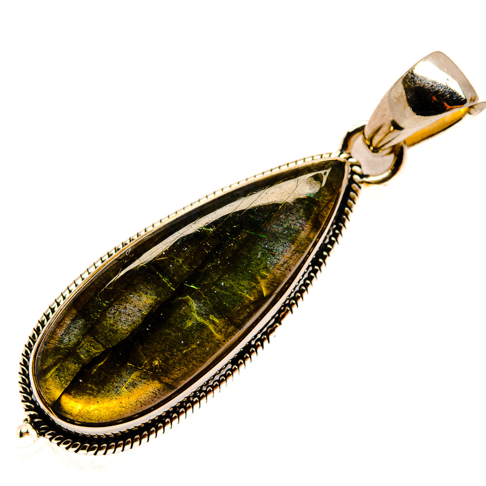 Labradorite Pendants handcrafted by Ana Silver Co - PD26298 - Photo 2