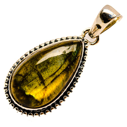 Labradorite Pendants handcrafted by Ana Silver Co - PD26299 - Photo 2