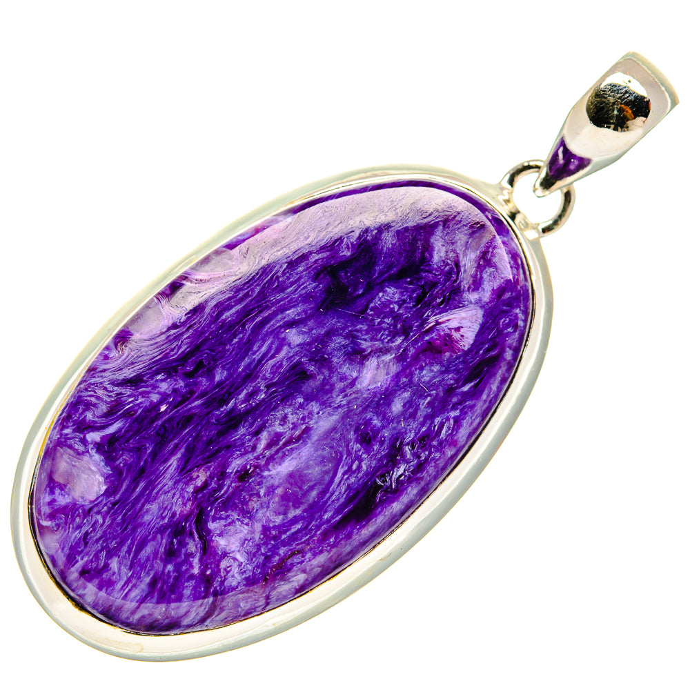 Charoite Pendants handcrafted by Ana Silver Co - PD26309 - Photo 2