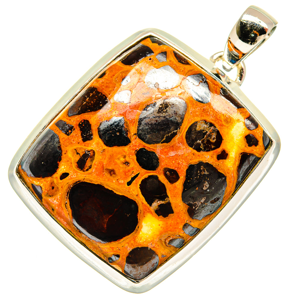 Bauxite Pendants handcrafted by Ana Silver Co - PD26314 - Photo 2