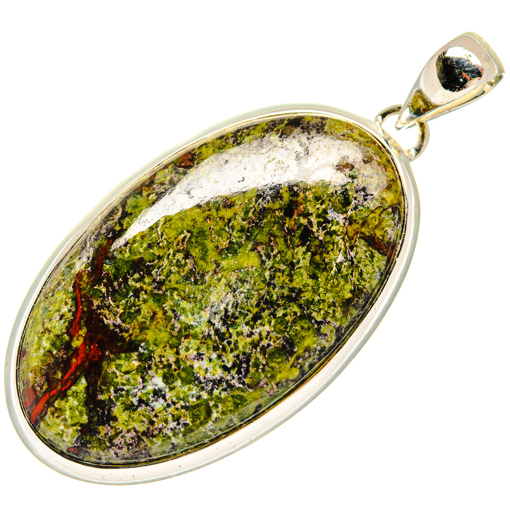 Rainforest Jasper Pendants handcrafted by Ana Silver Co - PD26317 - Photo 2