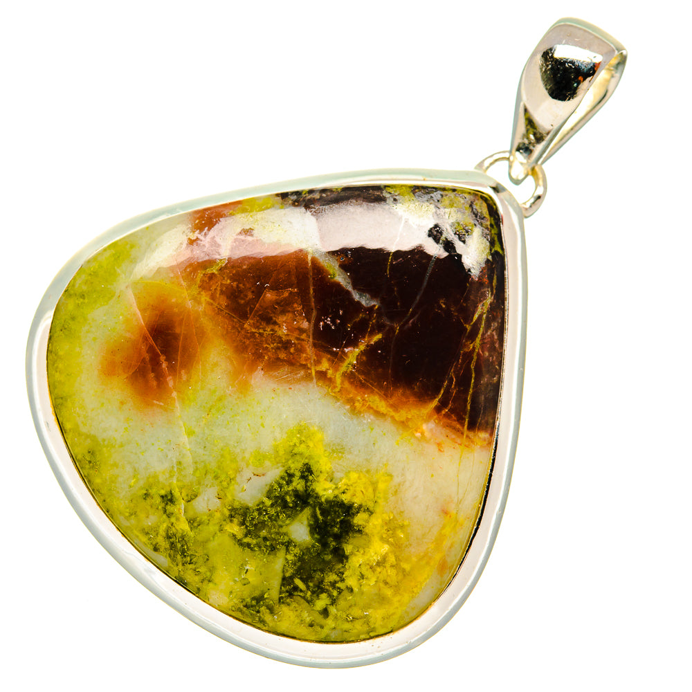 Rainforest Jasper Pendants handcrafted by Ana Silver Co - PD26320 - Photo 2