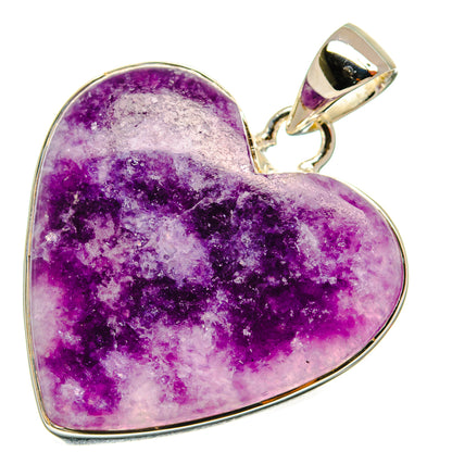 Lepidolite Pendants handcrafted by Ana Silver Co - PD26325 - Photo 2