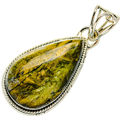 Rainforest Jasper Pendants handcrafted by Ana Silver Co - PD26344 - Photo 2