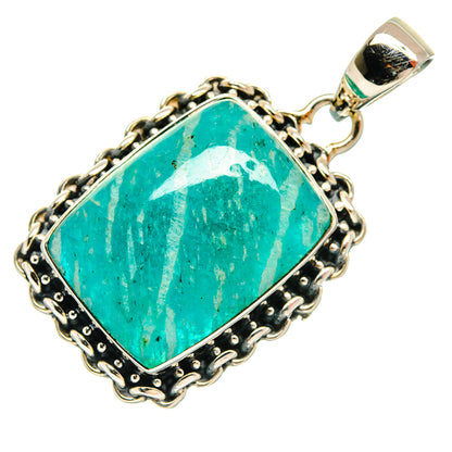 Amazonite Pendants handcrafted by Ana Silver Co - PD26355 - Photo 2