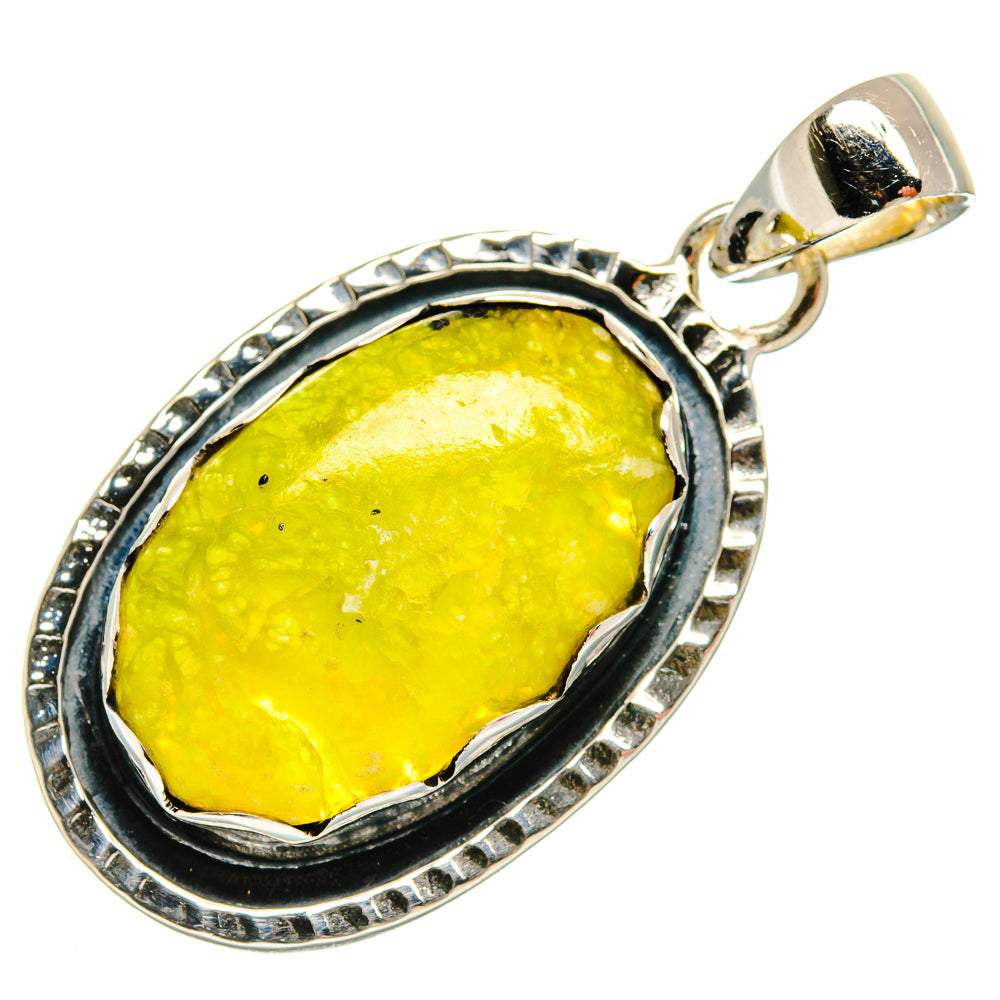 African Green Opal Pendants handcrafted by Ana Silver Co - PD26357 - Photo 2