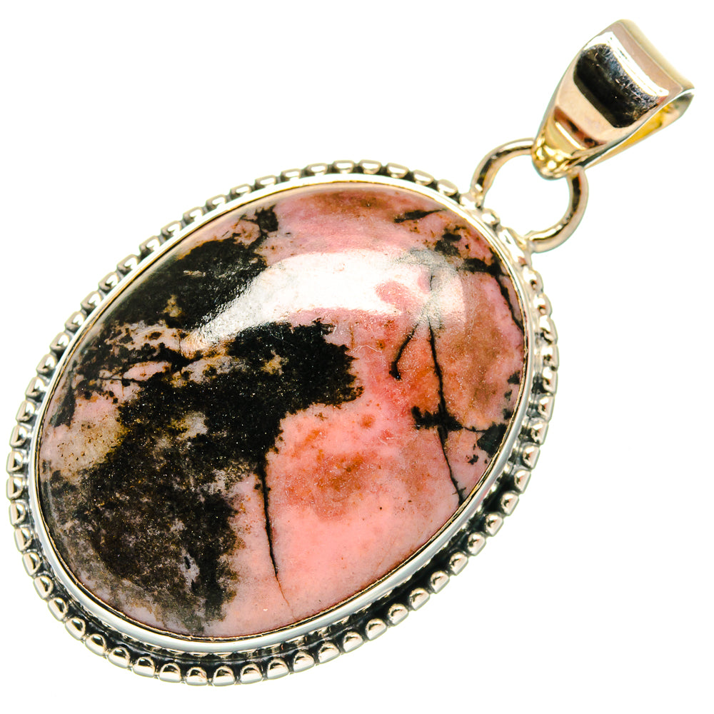 Rhodonite Pendants handcrafted by Ana Silver Co - PD26369 - Photo 2