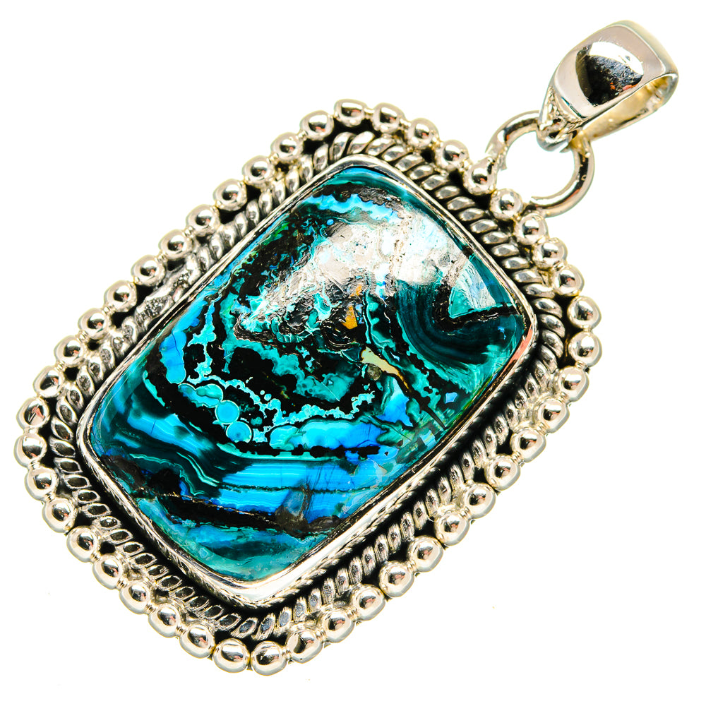 Shattuckite Pendants handcrafted by Ana Silver Co - PD26375 - Photo 2