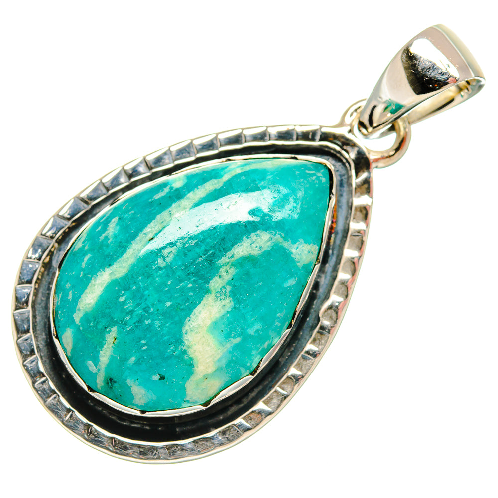 Amazonite Pendants handcrafted by Ana Silver Co - PD26378 - Photo 2
