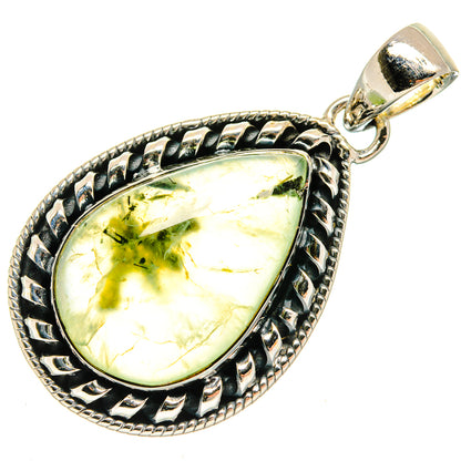 Prehnite Pendants handcrafted by Ana Silver Co - PD26386 - Photo 2