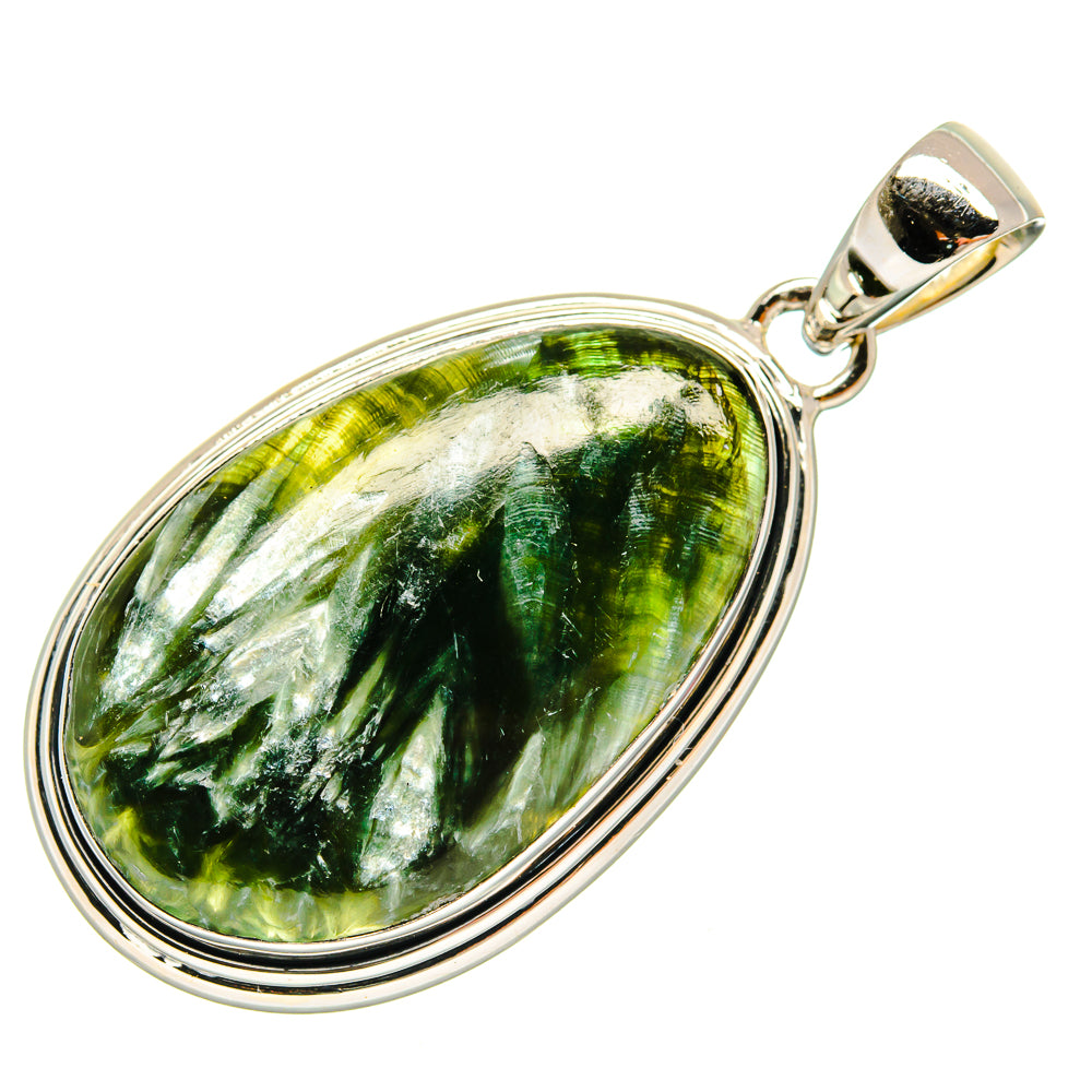 Seraphinite Pendants handcrafted by Ana Silver Co - PD26387 - Photo 2