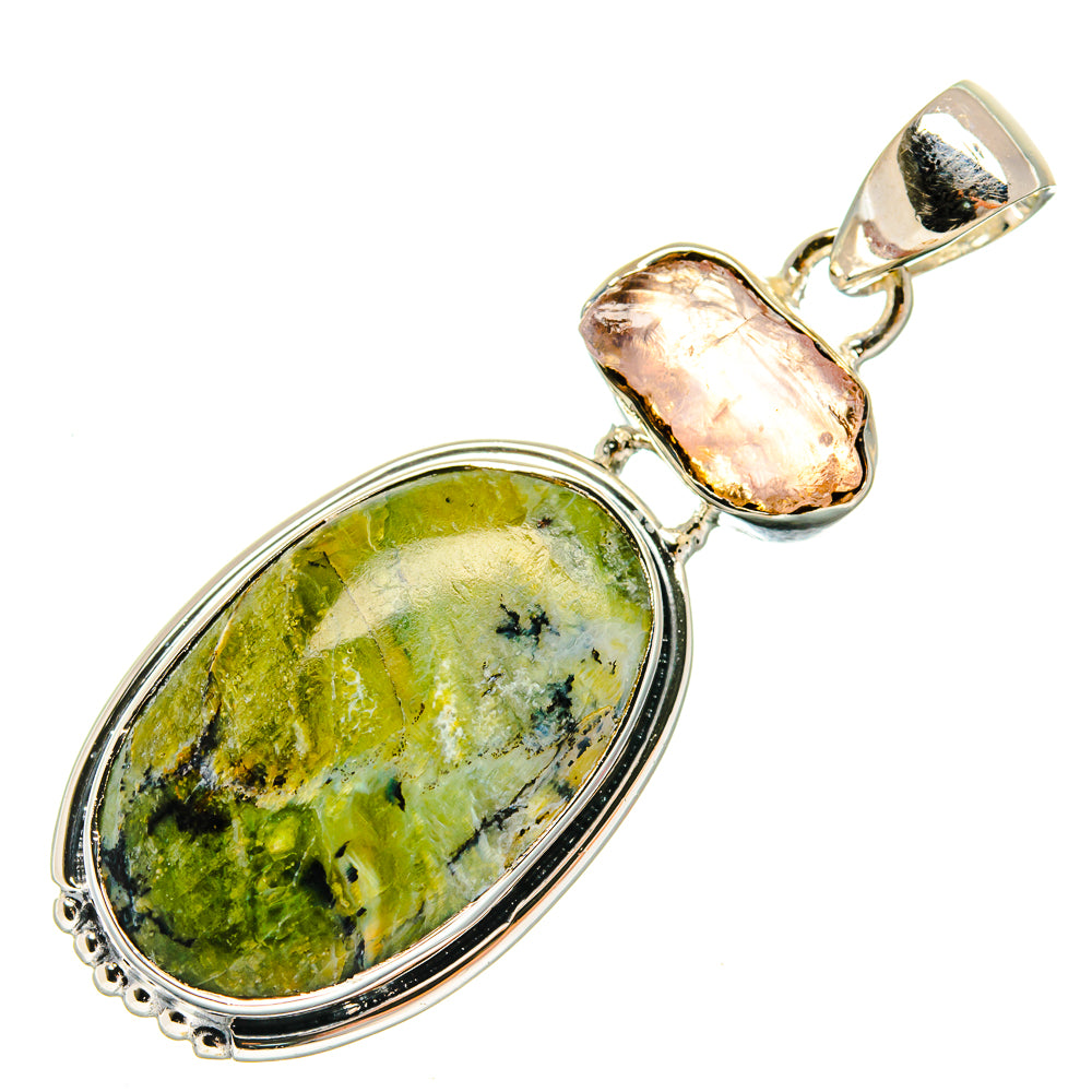 Rainforest Jasper Pendants handcrafted by Ana Silver Co - PD26405 - Photo 2