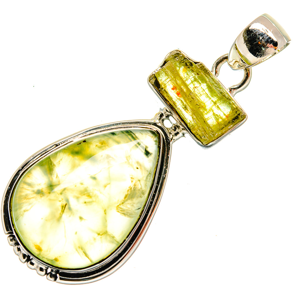 Prehnite Pendants handcrafted by Ana Silver Co - PD26406 - Photo 2