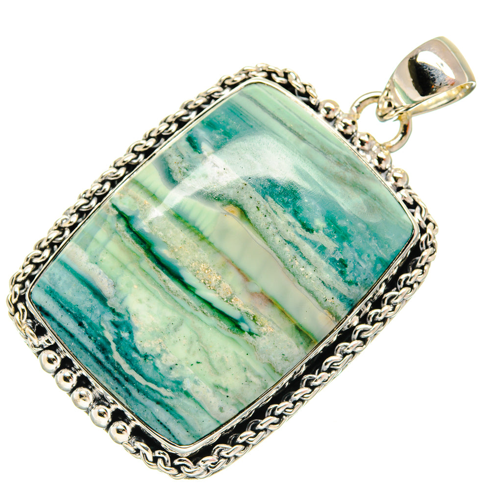 Ocean Jasper Pendants handcrafted by Ana Silver Co - PD26421 - Photo 2