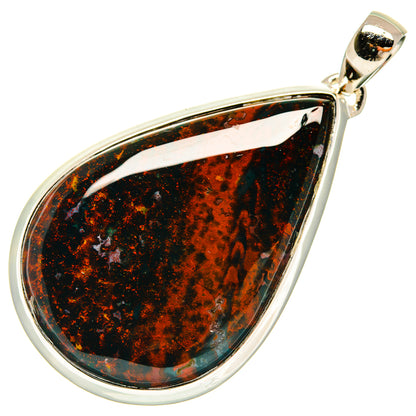 Bloodstone Pendants handcrafted by Ana Silver Co - PD26423 - Photo 2