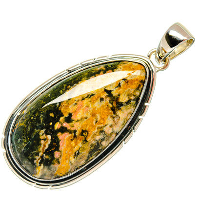 Ocean Jasper Pendants handcrafted by Ana Silver Co - PD26424 - Photo 2