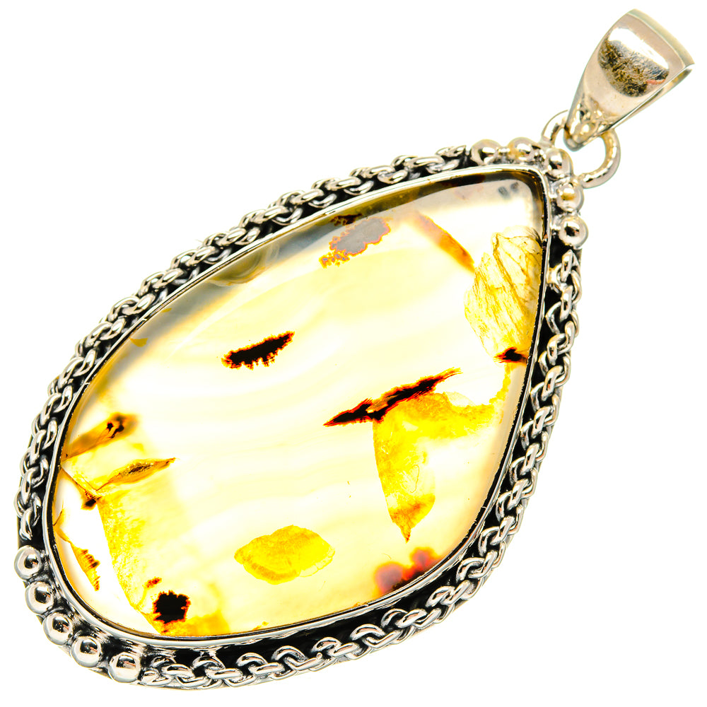 Montana Agate Pendants handcrafted by Ana Silver Co - PD26429 - Photo 2