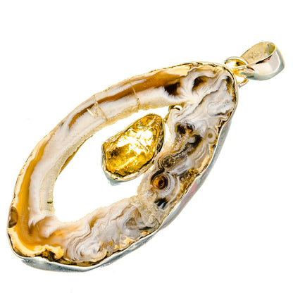 Occo Geode Pendants handcrafted by Ana Silver Co - PD26434 - Photo 2